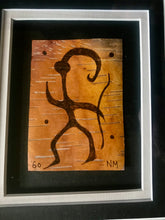 Load image into Gallery viewer, " HUNTER " NORVAL MORRISSEAU BIRCH BARK PAINTING 1960'S