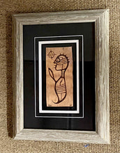 Load image into Gallery viewer, UNTITLED " FIGURE " NORVAL MORRISSEAU BIRCH BARK PAINTING 1960'S