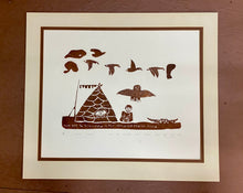 Load image into Gallery viewer, "HAWK ARRIVES AT CAMP BY KAYAK”, DAVIDIALUK ALASUA AMITTU