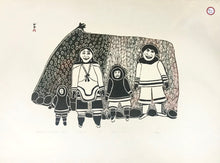 Load image into Gallery viewer, FAMILY AND SEALSKIN TENT - ULAYU PINGWARTOK CAPE DORSET