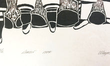 Load image into Gallery viewer, FAMILY AND SEALSKIN TENT - ULAYU PINGWARTOK CAPE DORSET