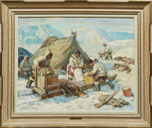 Load image into Gallery viewer, INUIT CAMP - ADAM SHERRIFF SCOTT, R.C.A.
