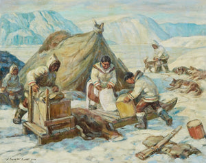 INUIT CAMP - ADAM SHERRIFF SCOTT, R.C.A.