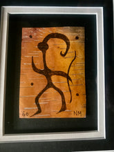 Load image into Gallery viewer, &quot; HUNTER &quot; NORVAL MORRISSEAU BIRCH BARK PAINTING 1960&#39;S
