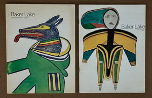 LOT OF 17 BAKER LAKE  INUIT PRINT CATALOGUES, 1970-92