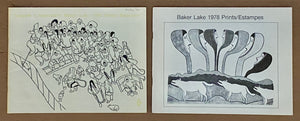 LOT OF 17 BAKER LAKE  INUIT PRINT CATALOGUES, 1970-92