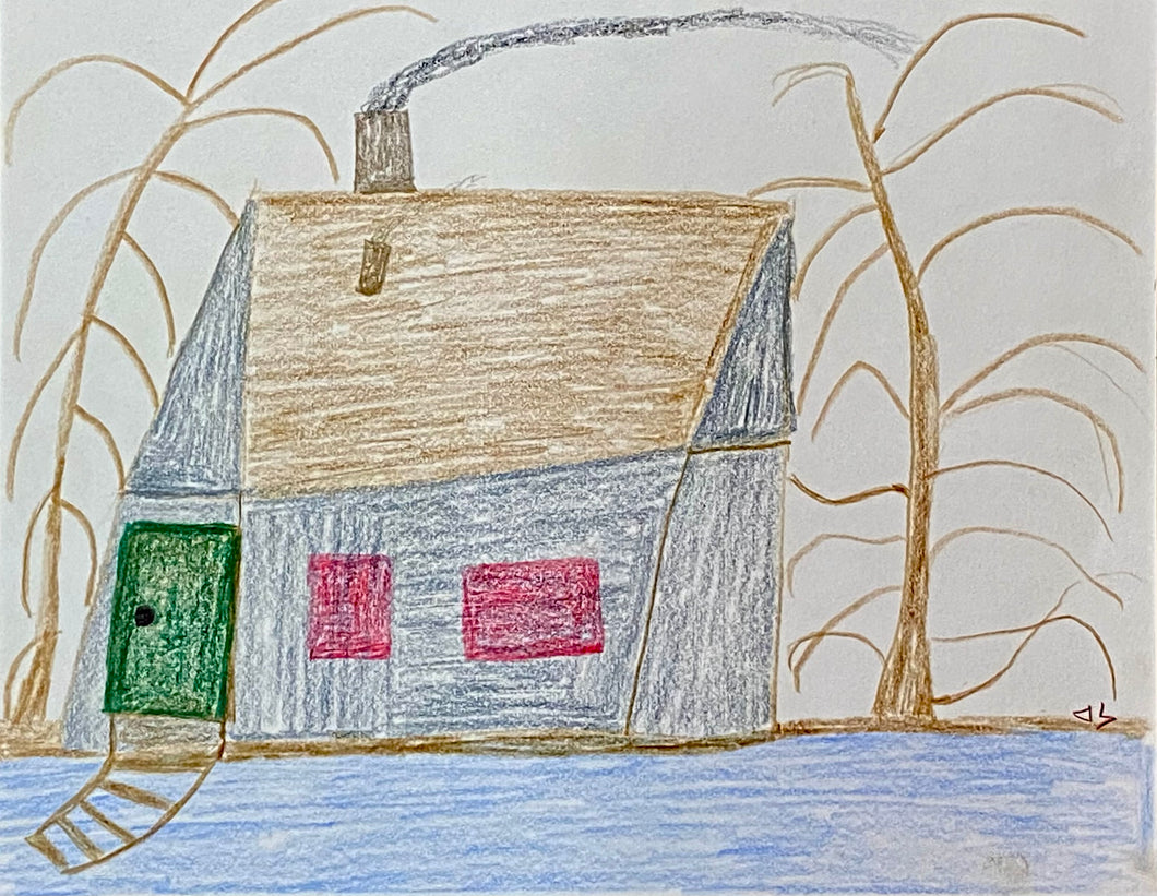 ” ENNEDAI LAKE” MARY ANOWTALIK, DRAWING