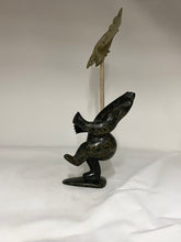 Load image into Gallery viewer, ‘HUNGRY BEAR AND BIRD”. MATTHEWSIE ASHEVAK, CAPE DORSET
