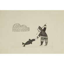 Load image into Gallery viewer, &quot;HUNTER WITH SEAL&quot; KENOJUAK, 1962
